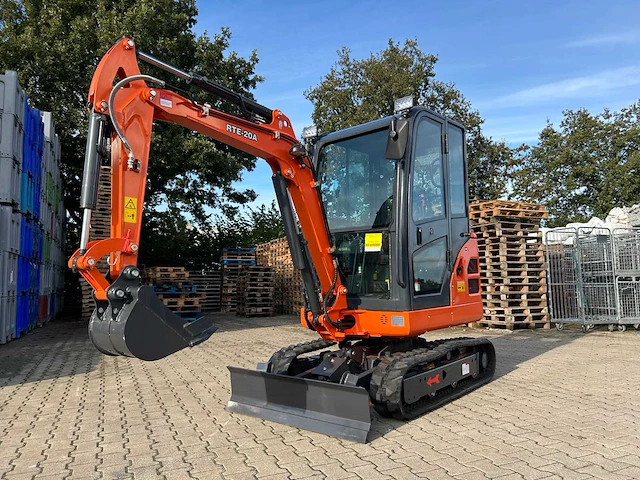 Rte - cx20a - minigraafmachine kubota euro 5 met cabine - 2024 - afbeelding 25 van  33