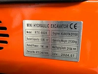 Rte - cx20a - minigraafmachine kubota euro 5 met cabine - 2024 - afbeelding 33 van  33