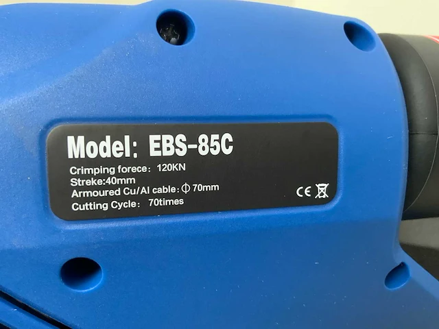 Rte - ebs-85c - elektrische kabeltang 18v - afbeelding 7 van  10
