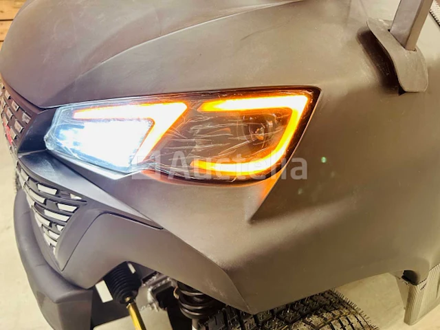 Rte - golfkar met opslagbox mat zwart - afbeelding 13 van  24