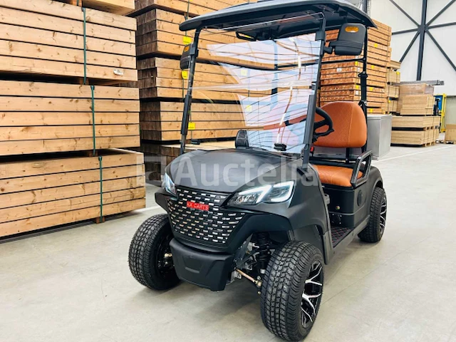 Rte - golfkar met opslagbox mat zwart - afbeelding 15 van  24