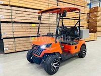 Rte - golfkar met opslagbox oranje - afbeelding 1 van  22
