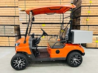 Rte - golfkar met opslagbox oranje - afbeelding 12 van  22