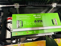 Rte - golfkar met opslagbox oranje - afbeelding 22 van  22