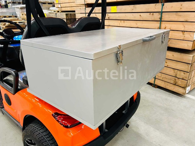 Rte - golfkar met opslagbox oranje - afbeelding 10 van  22