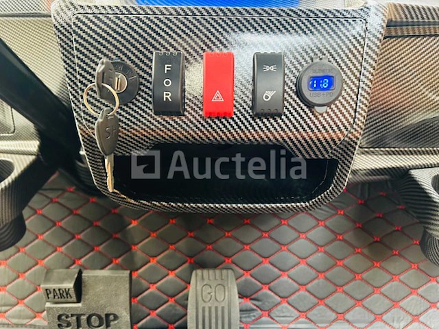 Rte - golfkar met opslagbox oranje - afbeelding 11 van  22