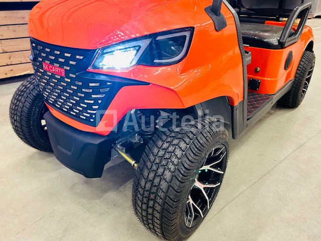 Rte - golfkar met opslagbox oranje - afbeelding 16 van  22