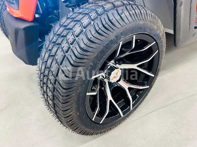 Rte - golfkar met opslagbox oranje - afbeelding 19 van  22