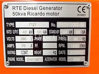 Rte 7121 noodstroomaggregaat 50kva ricardo - afbeelding 19 van  27
