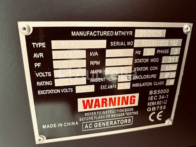 Rte 7310 noodstroomaggregaat 35kva ricardo - afbeelding 15 van  21