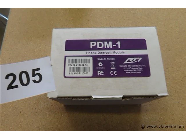 Rti phone doorbell module pdm-1 - afbeelding 1 van  3