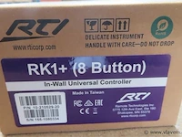 Rti rk1+ (8 button) in-wall universal controller - afbeelding 2 van  3