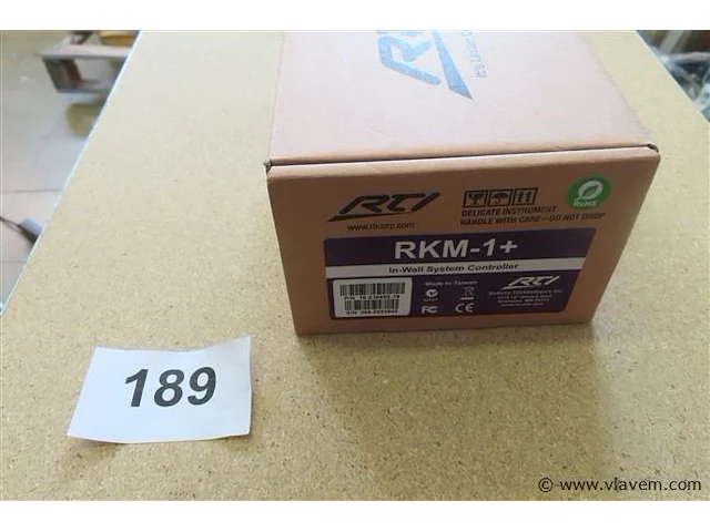 Rti rkm1+ in wall system controller - afbeelding 1 van  3