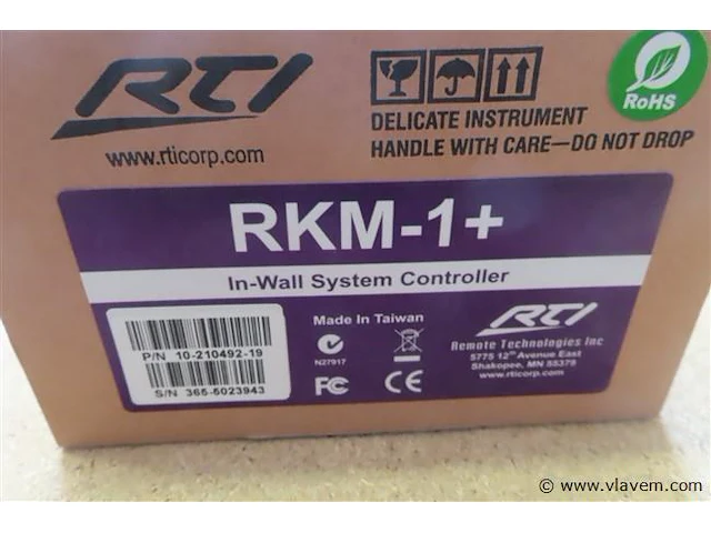 Rti rkm1+ in wall system controller - afbeelding 2 van  3