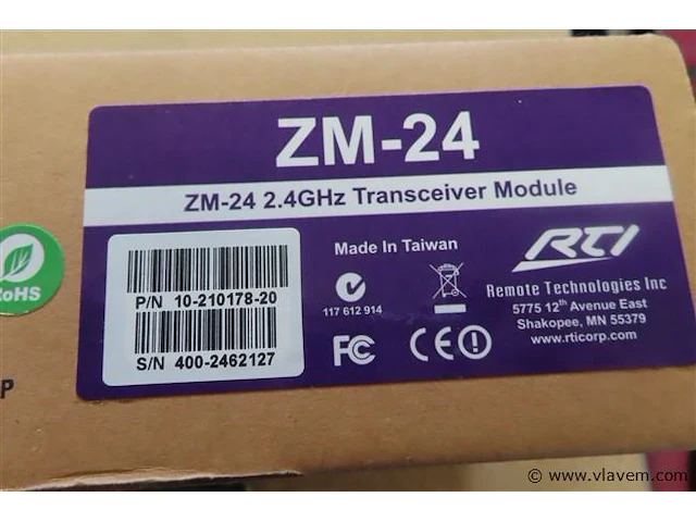 Rti zm-24 zigbee receiver module, 2 stuks (1 zonder doos) - afbeelding 3 van  3