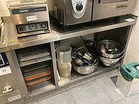 Rubbens rvs werktafel (2x) - afbeelding 1 van  9