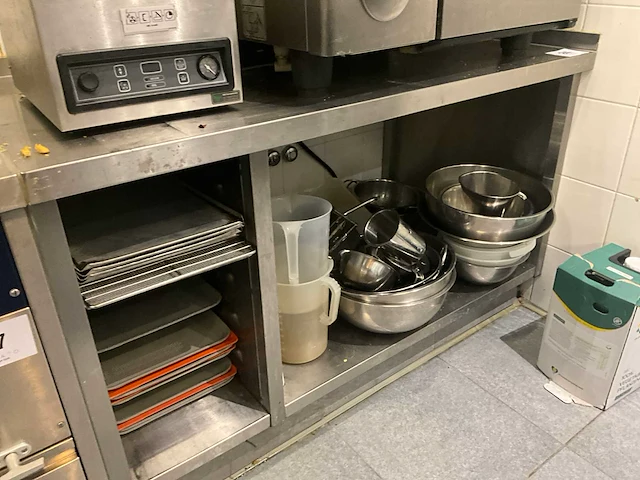 Rubbens rvs werktafel (2x) - afbeelding 5 van  9