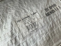 Rubber deurmat domino zwart 40 x 60 cm (86x) - afbeelding 5 van  5