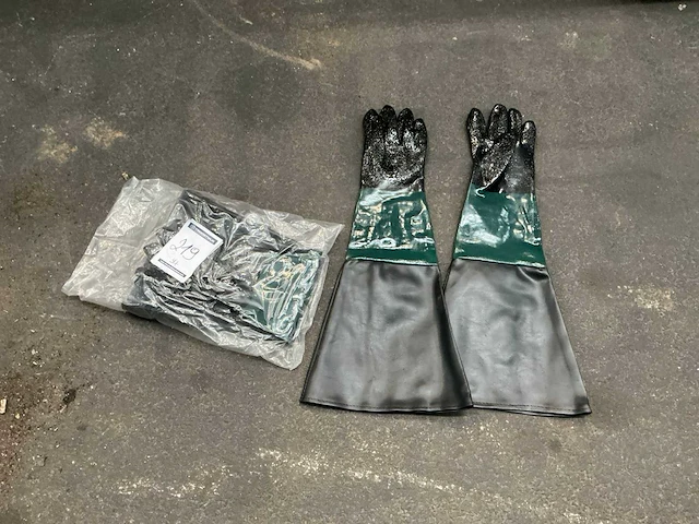 Rubberen handschoenen (9x) - afbeelding 1 van  3