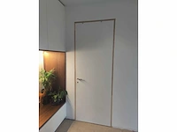 Rubberwood blokdeur met blindscharnier 228x76 - afbeelding 1 van  5