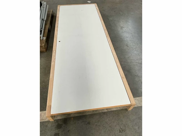 Rubberwood blokdeur met blindscharnier 228x76 - afbeelding 3 van  5