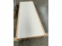 Rubberwood blokdeur met blindscharnier 228x76 - afbeelding 3 van  5