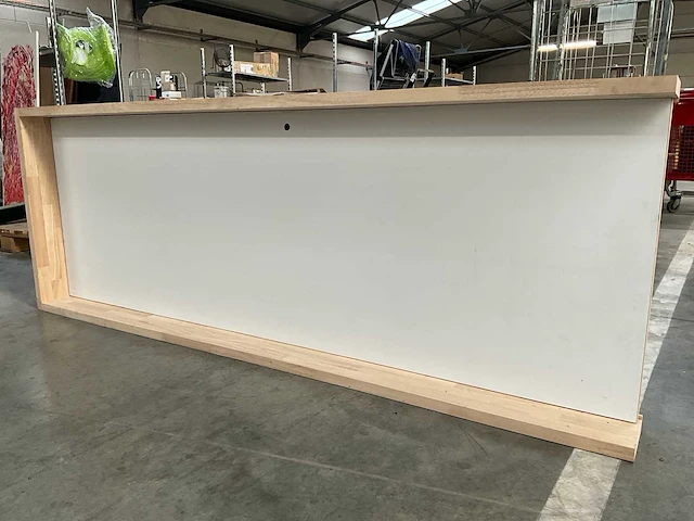 Rubberwood blokdeur met blindscharnier 228x76 - afbeelding 5 van  5