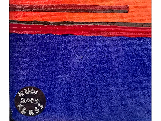 Rudi kerss - olie + mixed media op doek - afbeelding 6 van  12