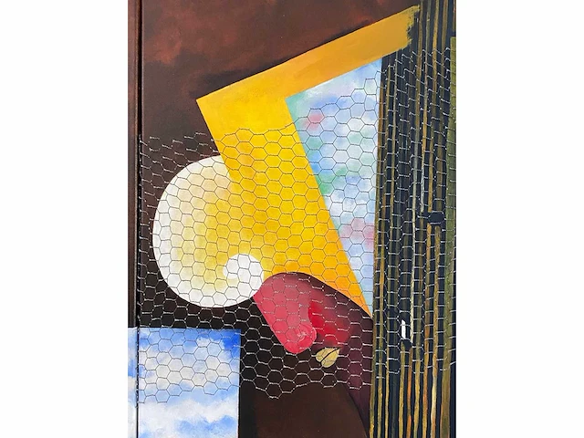 Rudi kerss - olie + mixed media op doek - afbeelding 8 van  12