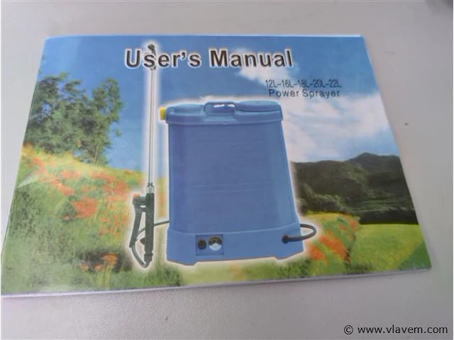 Rugspuit op accu 16 liter - afbeelding 8 van  9