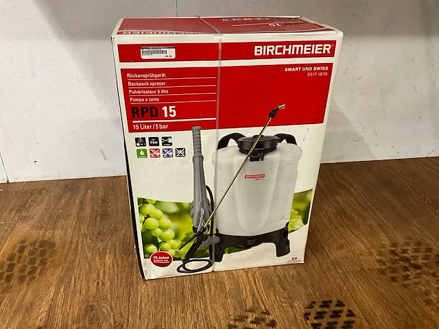 Rugspuiten 1x maruyama msb151 accu + 1x birchmeier rpd 15 liter - afbeelding 2 van  12
