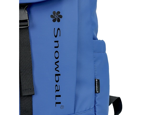 Rugzak - snowball - 16,5 l - polyester waterproof - 44 x 29 x 13 cm. - zwart - afbeelding 2 van  8