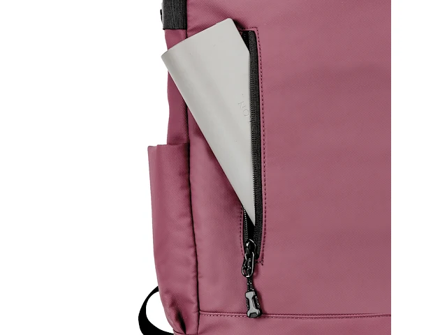 Rugzak - snowball - 17 l - polyester waterproof - 40 x 29 x 15 cm. - grijs - afbeelding 4 van  9