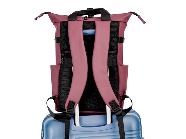 Rugzak - snowball - 17 l - polyester waterproof - 40 x 29 x 15 cm. - grijs - afbeelding 5 van  9