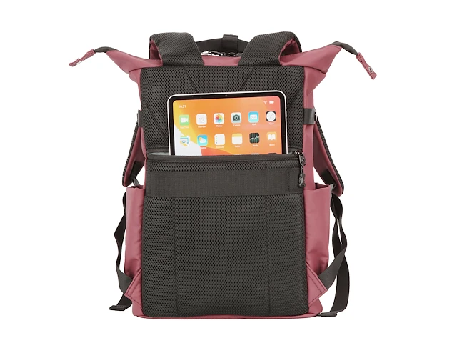 Rugzak - snowball - 17 l - polyester waterproof - 40 x 29 x 15 cm. - grijs - afbeelding 7 van  9