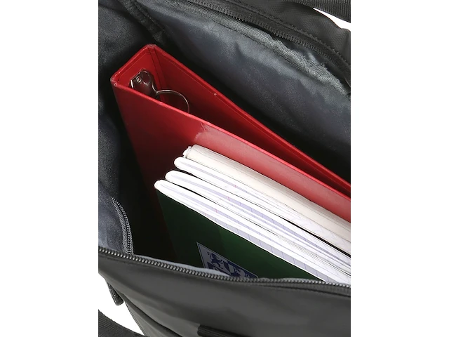 Rugzak - snowball - l29.0 x h40.0 x d13.0 cm - kleur zwart - waterproof - 17l - afbeelding 4 van  7