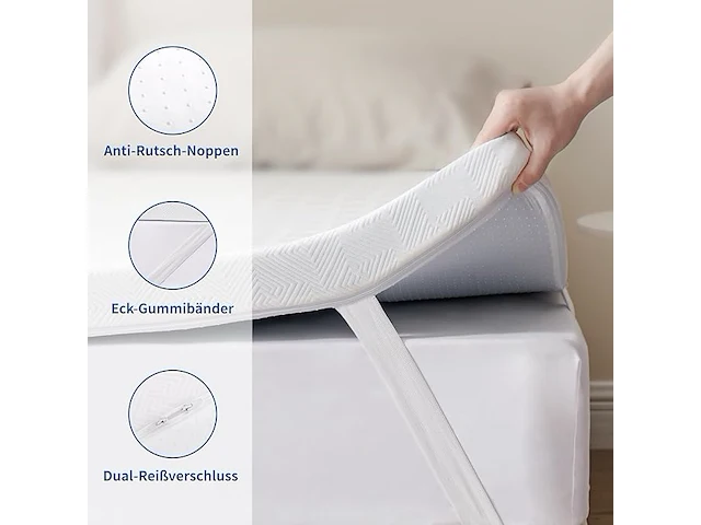 Ruikasi matrastopper 90 x 200 cm 7cm - afbeelding 3 van  4