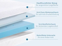 Ruikasi matrastopper 90 x 200 cm 7cm - afbeelding 4 van  4