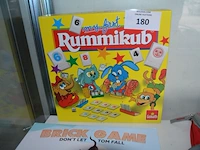 Rummikub spel, brick game, kinderrugzak, kinderzit emoji, 8 rollen kaftpapier - afbeelding 4 van  6