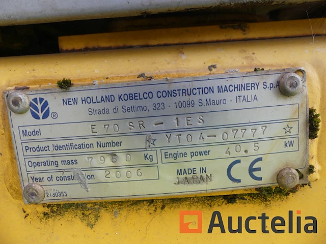 Rupsgraaflaadmachine new holland e70 sr - afbeelding 11 van  24