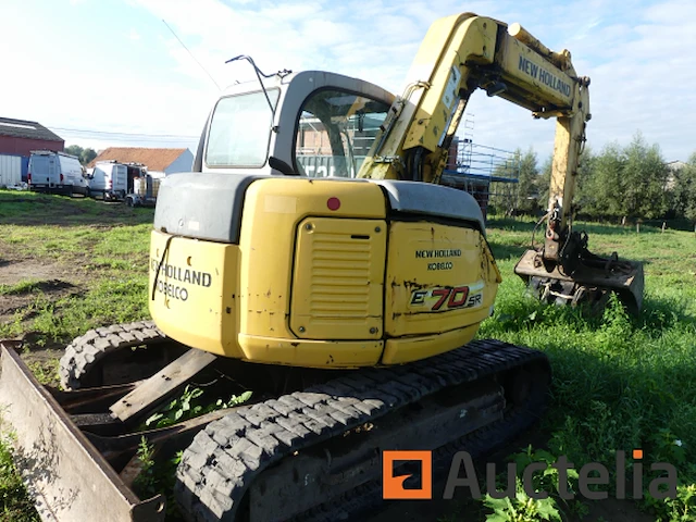 Rupsgraaflaadmachine new holland e70 sr - afbeelding 23 van  24