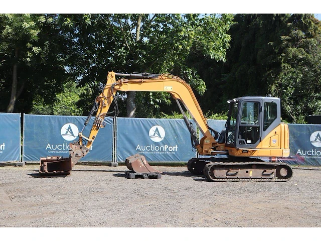 Rupsgraafmachine case cx80c diesel 54pk 2014 - afbeelding 1 van  1
