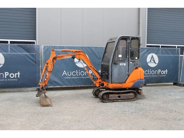 Rupsgraafmachine hitachi ex15 diesel - afbeelding 1 van  1