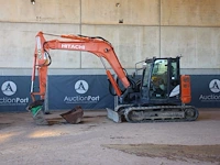Rupsgraafmachine hitachi zx85usb-5a diesel 2016 - afbeelding 1 van  1