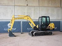 Rupsgraafmachine hyundai r55-7 diesel - afbeelding 1 van  1
