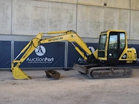 Rupsgraafmachine hyundai r55-7 diesel - afbeelding 1 van  1