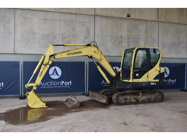 Rupsgraafmachine hyundai r60-9 diesel - afbeelding 1 van  1