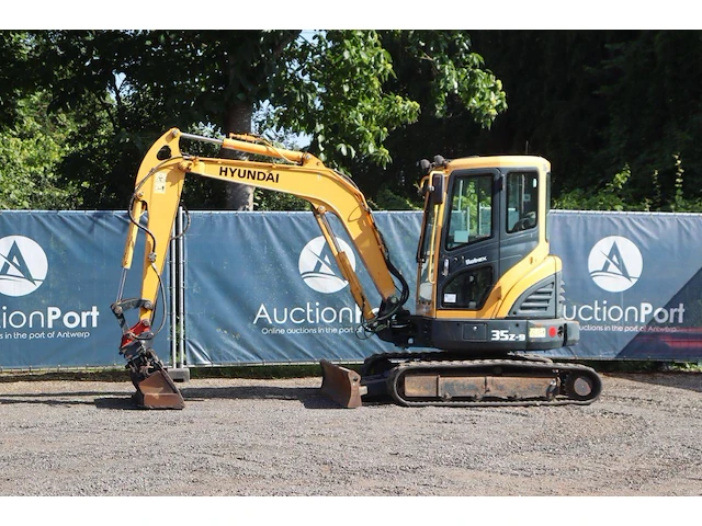 Rupsgraafmachine hyundai robex 35z-9 diesel 27pk 2015 - afbeelding 1 van  1