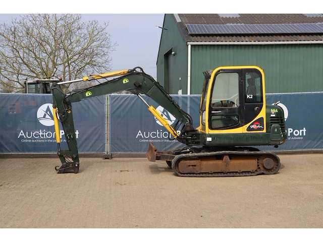 Rupsgraafmachine hyundai robex55-7 diesel 2009 - afbeelding 1 van  1