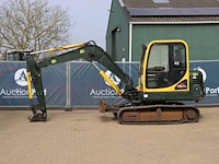 Rupsgraafmachine hyundai robex55-7 diesel 2009 - afbeelding 1 van  1